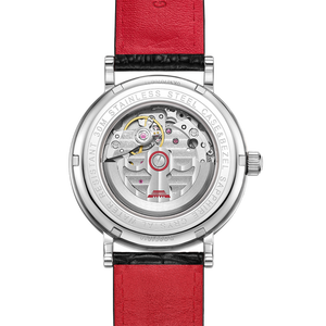 <span class=keywords><strong>Montre</strong></span> de Pékin série classique Date jour <span class=keywords><strong>montre</strong></span> 42mm hommes affaires charme en acier inoxydable bracelet en cuir mécanique automatique squelette - Product Image 3