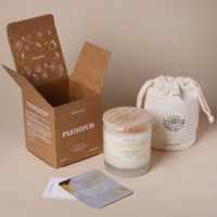Cajas de velas de perfume de cartón personalizadas con logotipo de lámina UV en relieve laminación mate e incluye embalaje de papel de tapa