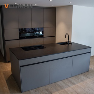 Bán buôn sang trọng Modular tủ bếp thiết kế nhà gỗ đồ nội thất melamine Hội Đồng Quản Trị Hiện Đại tường tủ bếp - Product Image 5