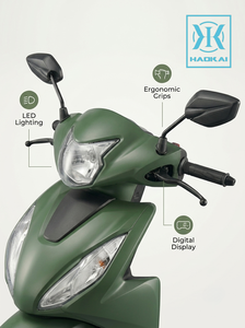 Scooter à essence <span class=keywords><strong>50cc</strong></span> EEC Euro 5, roues de 14 pouces, scooter à grandes roues pour adultes, 4 temps, EFI, cyclomoteur à essence, pour les trajets urbains, YK-50 - Product Image 3
