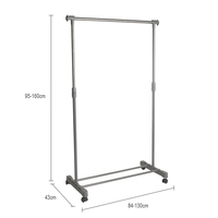 Nouveau design unipolaire extensible pour les vêtements vêtements présentoirs à vêtements