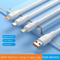 Kabel Data USB a ke Type C TPE Pengisian Daya Super Cepat 6A 120W Tembaga Berlapis Timah untuk Ponsel Android Grosir Pabrik MOQ Rendah OEM CE RoHS