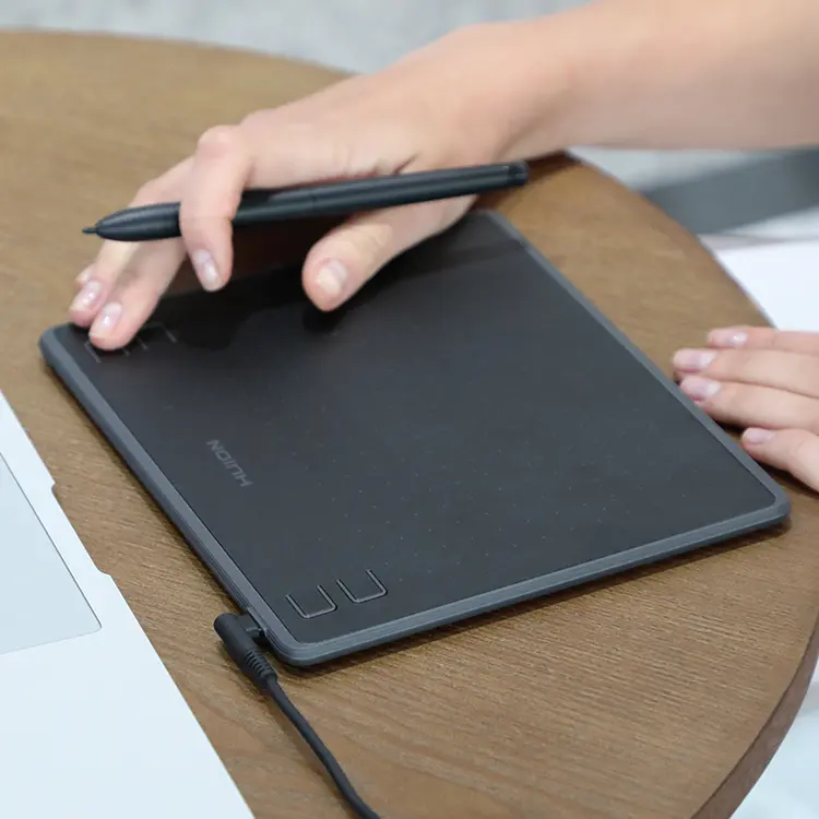 Huion h430p 전자기 공명 디지털 드로잉 그래픽 태블릿 서명 스케치 온라인 교육