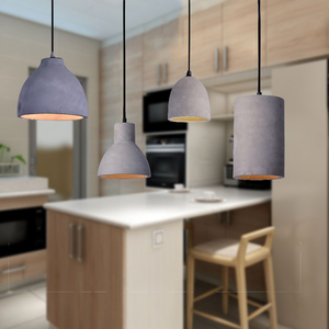 Éclairage Décoratif d'Intérieur Moderne Lustre Industriel Chaud Rustique en <span class=keywords><strong>Béton</strong></span> Ciment Loft Suspension - Product Image 6