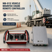 Télécommande de levage montée sur camion NM-016 avec entrée 12V 24V et support technique