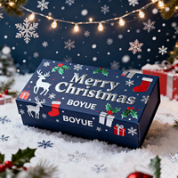 Boîtes d'emballage en carton personnalisées avec matériaux recyclés, logo en feuille d'or, épaisseur de 2 mm pour vernis à ongles, huile, cadeaux de Noël