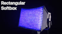 Projecteur LED matriciel 1300W IP65 - 2700K-10000K CCT Ra97 - Mur vidéo connectable - 10+ effets - Contrôle DMX512 - Mode silencieux pour studio