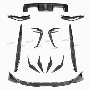 2021 + pour BMW M3 M4 G80 G82 Kit de carrosserie de Style CF-A haute qualité en Fiber de carbone sèche échappement avant lèvre latérale jupe arrière diffuseur <span class=keywords><strong>Auto</strong></span> - Product Image 2
