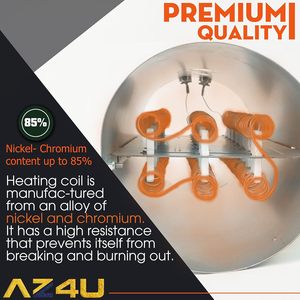 AZ4U 137114000 Fusible térmico 137032600 Termostato 137060800 Conjunto <span class=keywords><strong>de</strong></span> elemento calefactor secador para Electrolux <span class=keywords><strong>Frigidaire</strong></span> Electric - Product Image 5