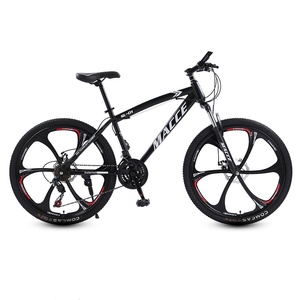 Vélo de montagne tout-terrain pour adultes et étudiants, cadre en acier haute teneur en carbone 24/26 pouces, frein à disque mécanique, absorption <span class=keywords><strong>des</strong></span> chocs - Product Image 3