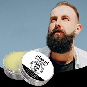 100% pura crema biologica vegana Private Label morbida cera per il viso per gli uomini condizioni e protegge la <span class=keywords><strong>barba</strong></span> idrata ammorbidisce - Product Image 1