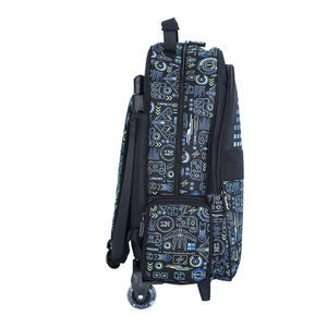 Sac <span class=keywords><strong>à</strong></span> dos scolaire personnalisé avec roulettes, sac <span class=keywords><strong>à</strong></span> dos <span class=keywords><strong>à</strong></span> roulettes pour enfant, poignée rétractable, sac <span class=keywords><strong>à</strong></span> dos de voyage pour étudiant, sac <span class=keywords><strong>à</strong></span> dos scolaire - Product Image 5