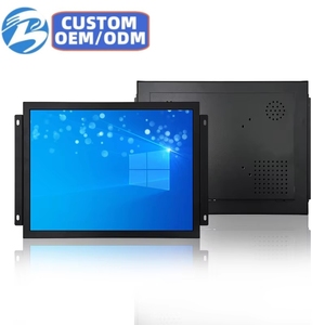 15 inch HD-MI VGA AV BNC LCD Công nghiệp màn hình 1024*768 Độ phân giải màn hình cảm ứng kim loại trường hợp TFT mở khung OEM ODM nhúng - Product Image 1