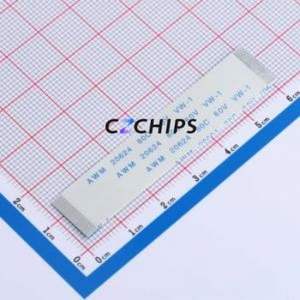 JS05A-24P-060-3-4 FFC Cable (Flexible Flat Cable) P=0.5mm Connector 24P 0.5mm 0.3mm Non-Inverting - Product Image 1