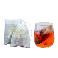 Sachet de thé vide en fibre de maïs jetable Sachets de thé en vrac résistants à la chaleur de qualité alimentaire écologiques