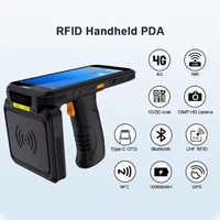 JINGXIN UHF RFID robuste sans fil Pda Android 12 portable Pda Android NFC Terminal de données mobiles Scanner de codes à barres