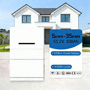 Solar <b>Energy</b> <b>Storage</b> <b>System</b> 5-10kW Stackable Hybrid Grid LiFePO4 Battery 5-10kWh All-In-One - Product Image 1