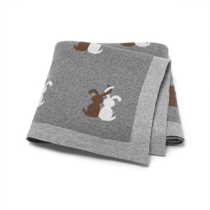 Mimi xiong Fabrik OEKO-TEX Osterhasen Kinderwagen Abdeckung 100% Baumwolle Messgerät Neugeborene Baby Strick decke Super Soft - Product Image 6