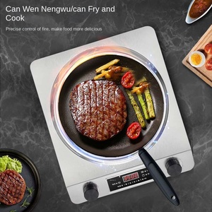 Table de cuisson électrique en céramique lisse commerciale haute puissance 3500W, 2 brûleurs, commande tactile, intégrée, contrôlée par application, 24 pouces - Product Image 2