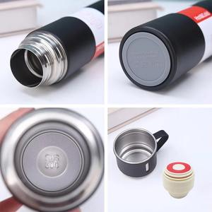 Vasos Térmicos de Lujo para Café Caliente, Botella de Agua Deportiva de Acero Inoxidable, Termo de Doble Pared con Taza de Café para Hombre - Product Image 2