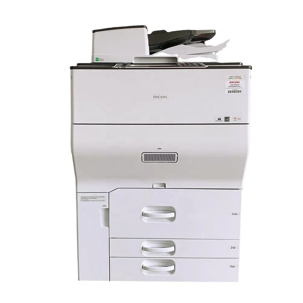High-speed Ricoh C8002 Used Photocopier for Colored Printing