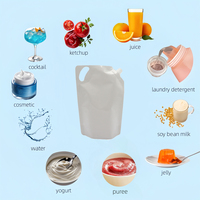 Sachets souples personnalisés en gros avec bec verseur pour aliments liquides chauds pour bébés et animaux de compagnie, pour le remplissage de lait
