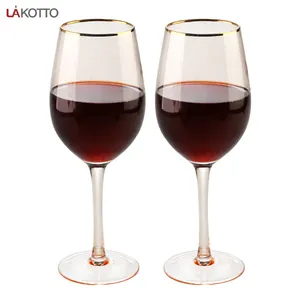 卸売高級人気カスタムクリスタル赤ワイングラスゴブレットカップステムシャンパングラス