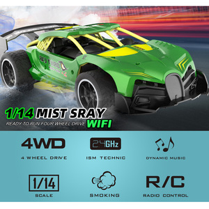 รถแข่งบังคับวิทยุ Mist Sray ขนาด 1/14 ขับเคลื่อน 4 ล้อ พร้อมรีโมทคอนโทรลแบบ Wifi ของเล่นไฟฟ้าสำหรับเด็ก ใช้ได้ทั้งในร่มและกลางแจ้ง - Product Image 1