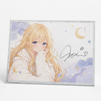 Planches d'art holographiques en acrylique personnalisées, décorations de bureau populaires sur le thème de l'anime ; idéales pour les promotions commerciales
