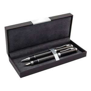 Boîte noire lisse avec étui à crayons, organisateur de rangement pour stylos et outils d'écriture - Product Image 1