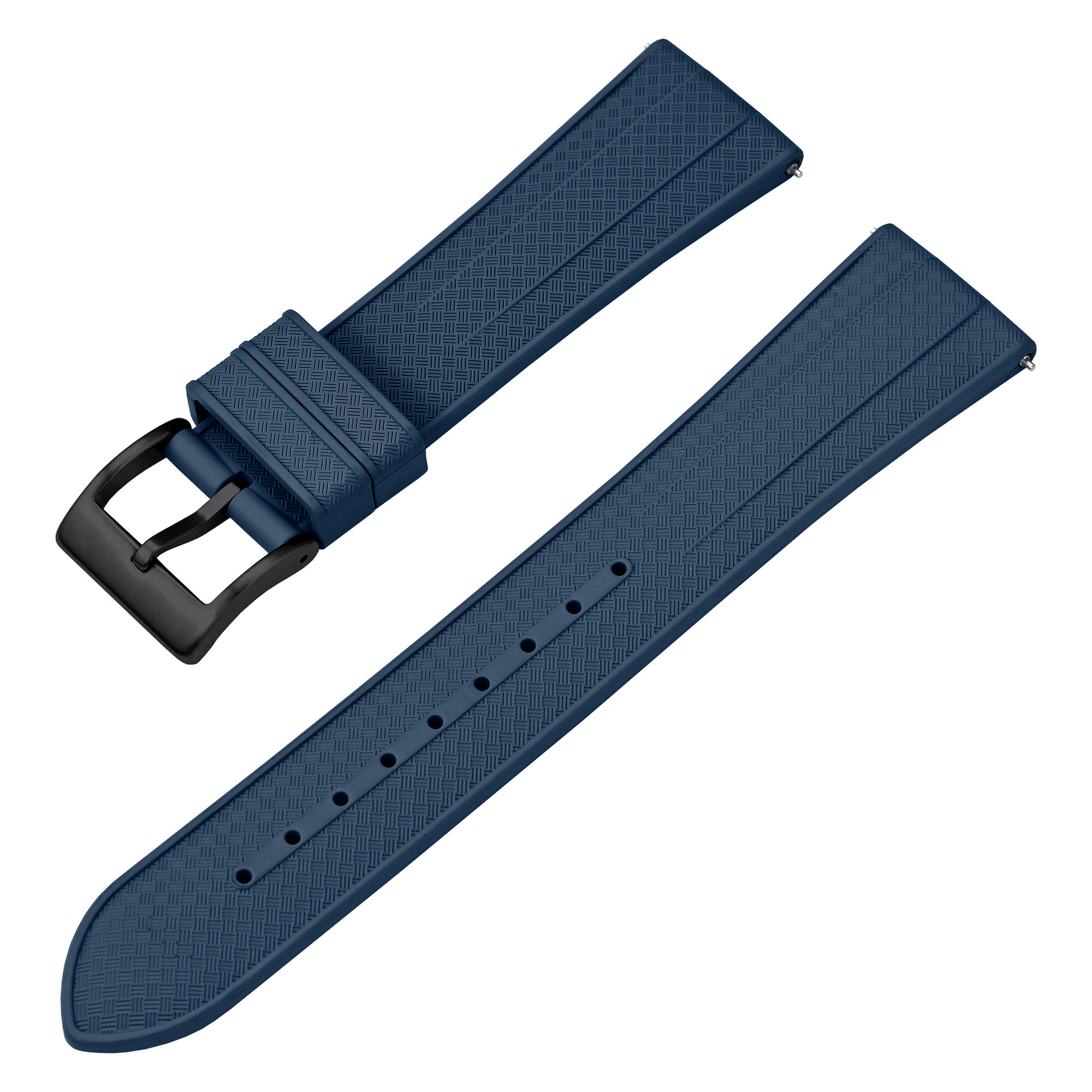 สีน้ำเงินกรมท่า+หัวเข็มขัดสีดำ