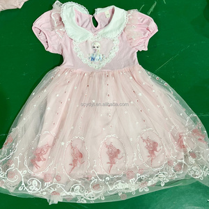 C06 <span class=keywords><strong>Segunda</strong></span> <span class=keywords><strong>mano</strong></span> Thrift Niños Princesa Vestido Fiesta Lindo Alta Calidad Precio Barato Suministro directo de fábrica - Product Image 4