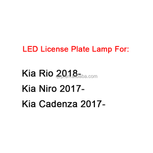 Offre Spéciale sans erreur voiture accessoires LED plaque d'immatriculation numéro lampe pour <span class=keywords><strong>Kia</strong></span> Rio 2018- <span class=keywords><strong>Niro</strong></span> 2017- Cadenza 2017- - Product Image 2