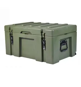 Wasserdichtes SUV-Kofferraum werkzeug BOX Heavy Duty 50L Case Schwarzes Kunststoff gehäuse IP65 Hard Case LLDPE