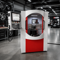 Machine de réparation de jantes de voiture avec disque de découpe diamanté vertical de 26 pouces pour les centres de service automobile