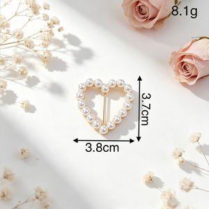 Broche ovale en strass 32*21mm en gros, broche décorative en métal doré avec boucle coulissante pour écharpe, châle et accessoires vestimentaires - Product Image 3
