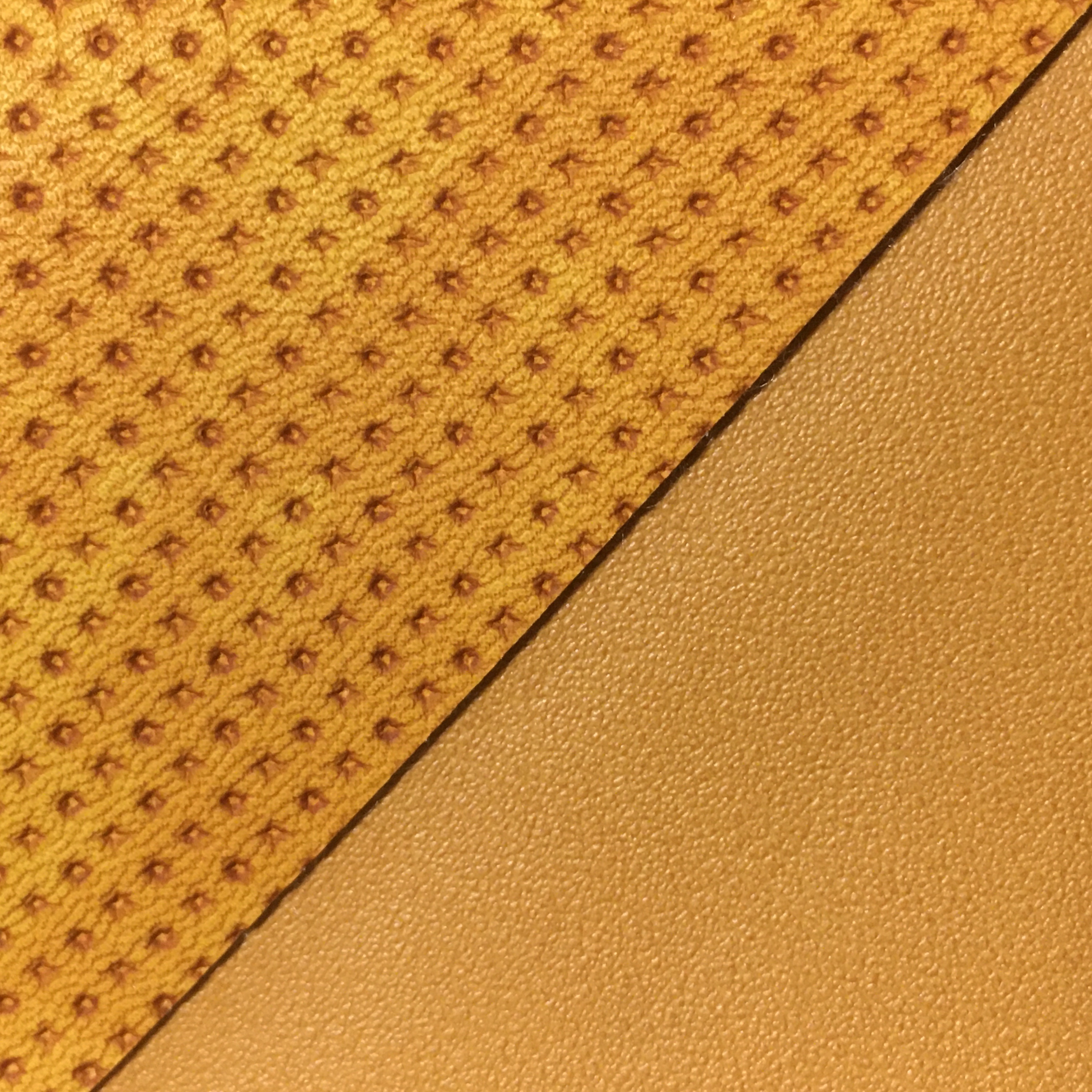 1.2mm square hole Perforated PVC Synthetic Leather for making