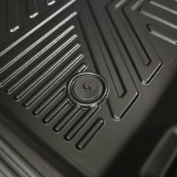 Accessoires intérieurs de voiture de luxe en TPE, tapis de sol avant et arrière complets, tapis de voiture antidérapants 5D pour Toyota HIACE 2015-2018