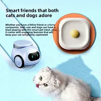 Nouveau jouet robot interactif intelligent pour animaux de compagnie, contrôle sans fil par application, vidéo 2K, audio à distance, robot compagnon pour chats et chiens
