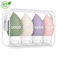 Bouteille souple en silicone 60 ml – Contenant de voyage pour shampoing, emballage cosmétique rechargeable, anti-fuite, pour l'hygiène des chiens