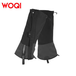Guêtres de randonnée Woqi imperméables, protège-jambes pour la neige, unisexe, pour la chasse en extérieur, haute protection des jambes, gris noir - Product Image 4