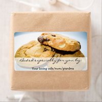 Étiquettes à biscuits imprimées personnalisées Autocollants auto-adhésifs pour l'étiquetage Emballage de biscuits Imprimante d'étiquettes de boulangerie Autocollants alimentaires imprimables