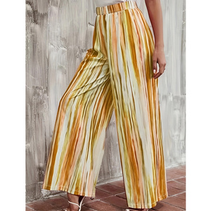 S-5XL <span class=keywords><strong>pantaloni</strong></span> <span class=keywords><strong>lunghi</strong></span> stampati <span class=keywords><strong>a</strong></span> <span class=keywords><strong>righe</strong></span> Tie Dye da donna <span class=keywords><strong>pantaloni</strong></span> larghi larghi dritti <span class=keywords><strong>pantaloni</strong></span> <span class=keywords><strong>lunghi</strong></span> Casual da donna di nuova moda - Product Image 3