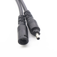 Câble d'alimentation GJQ à connexion étanche DC 5521, pour panneau LED anti-déchirure, avec contacts en cuivre mâle/femelle 2A