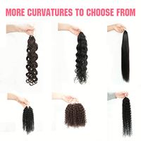 Prix d'usine Extensions de cheveux humains Remy Cambodgiens Super Double Drawn, Ondes profondes, Ondes naturelles, Ondes plumes, Ondes micro-link, à crocheter, longues boucles
