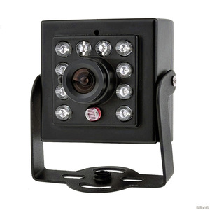 40*40mm 700TVL Ex-view 0.01Lux Couleur CCD Micro Square Night Vision IR Leds Analogique Bird Box Nest Camera avec Audio