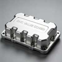 Fabrication OEM ODM, fraisage CNC, couvercle de soupape de moteur en aluminium billette 6061-T6, gravure de logo personnalisée, pièces détachées automobiles, perçage CNC