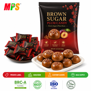 Caramelle in Compresse allo Zucchero di Canna con Prugna Acida - Product Image 2