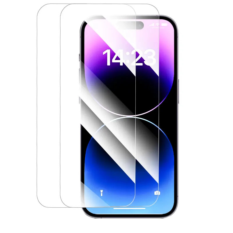 Protector 2 3 Pack Mobile Phone Tempered Glass Screen Protector For IPhone Screen Protector For IPhone 14 Screen Protector 12 13 Pro Max