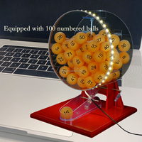 Machine de loterie en ligne Gravity Selection Lucky Lottery, 100 balles de ping-pong, jeu de tirage Roue du Requin, loterie en libre-service